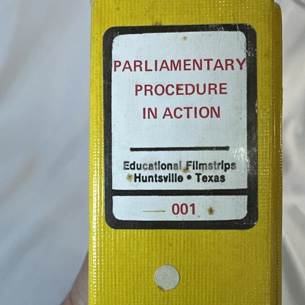 VTG Educational Multimedia Kit Russell Parliamentary Procedure NIB w/ Filmstips